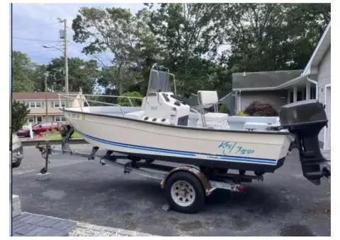 1997 Key Largo 166 with trailer